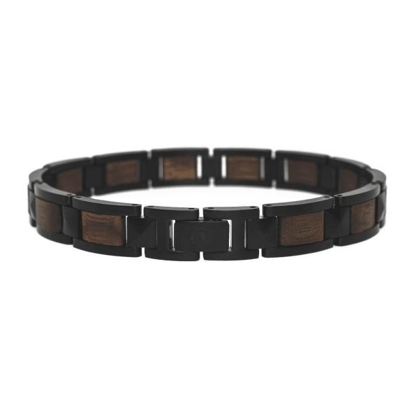 HOLZKERN Armband Rhapsodie Walnussholz Schwarz