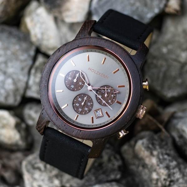 HOLZKERN Schattenwald Waldlauf Herren Chronograph