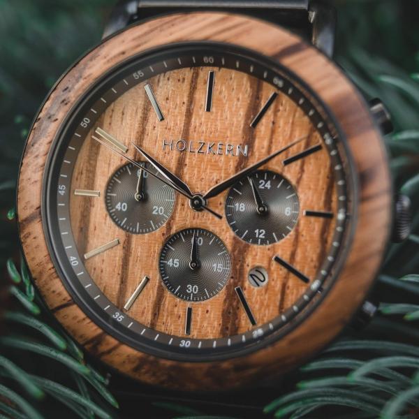 HOLZKERN Stromboli Volcano Herren Chronograph