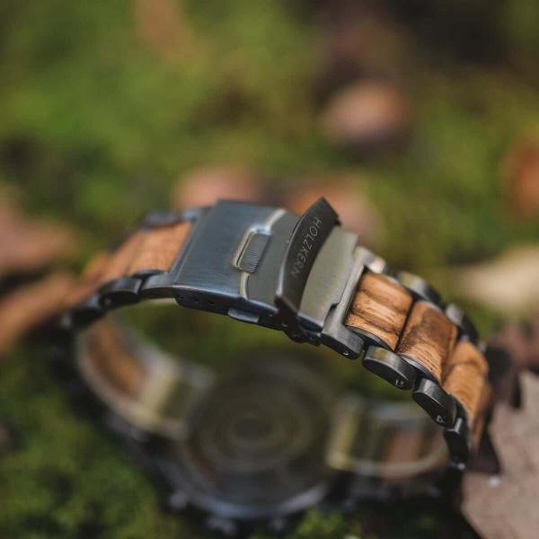 HOLZKERN Stromboli Volcano Herren Chronograph