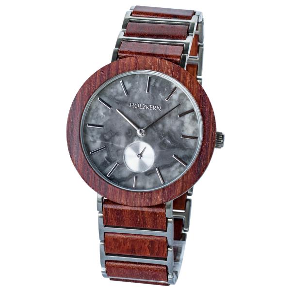 HOLZKERN Unisex Holzarmbanduhr Steppen Outback