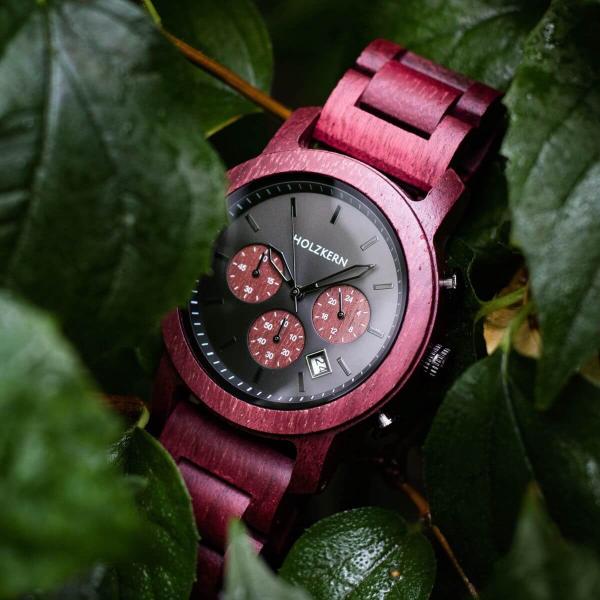 HOLZKERN Waldbeere Waldlauf Herren Chronograph