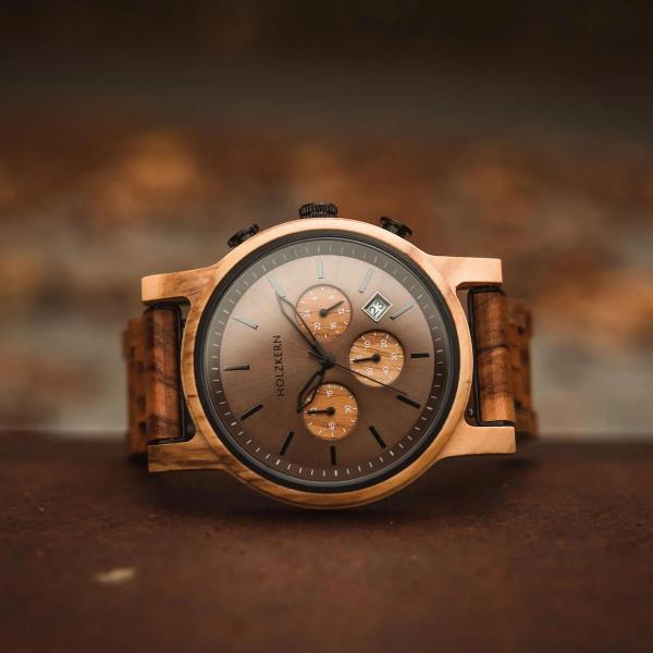 HOLZKERN Nebelwald Waldlauf Herren Chronograph