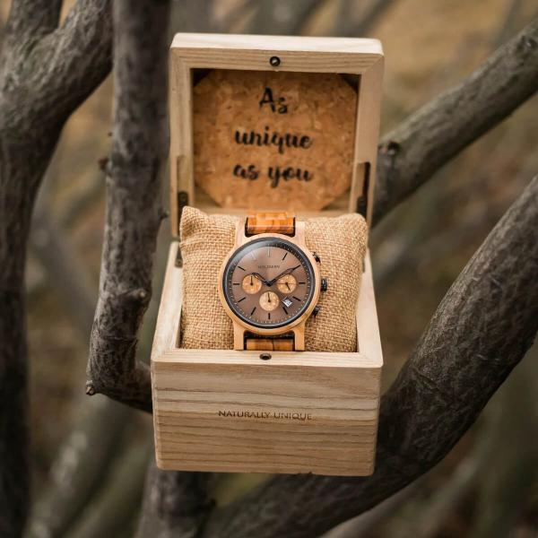 HOLZKERN Nebelwald Waldlauf Herren Chronograph