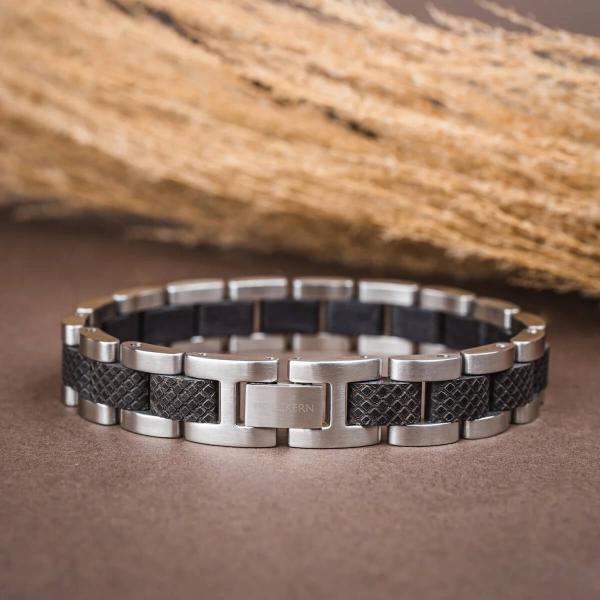 HOLZKERN | Accord (Ahornholz / Silber) Armband Bandlet