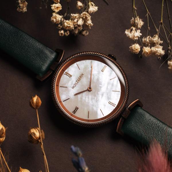 HOLZKERN | Amandes Damen Armbanduhr Perna