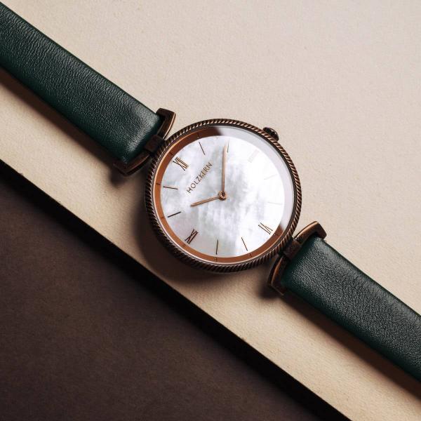HOLZKERN | Amandes Damen Armbanduhr Perna