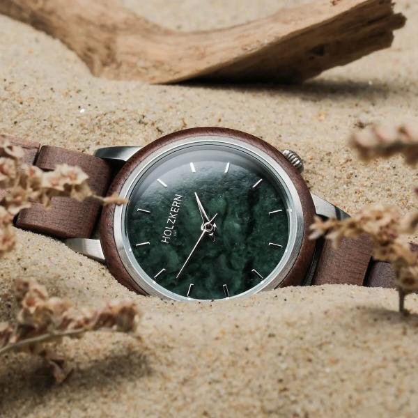 HOLZKERN | Anakena Küsten Damen Holzarmbanduhr
