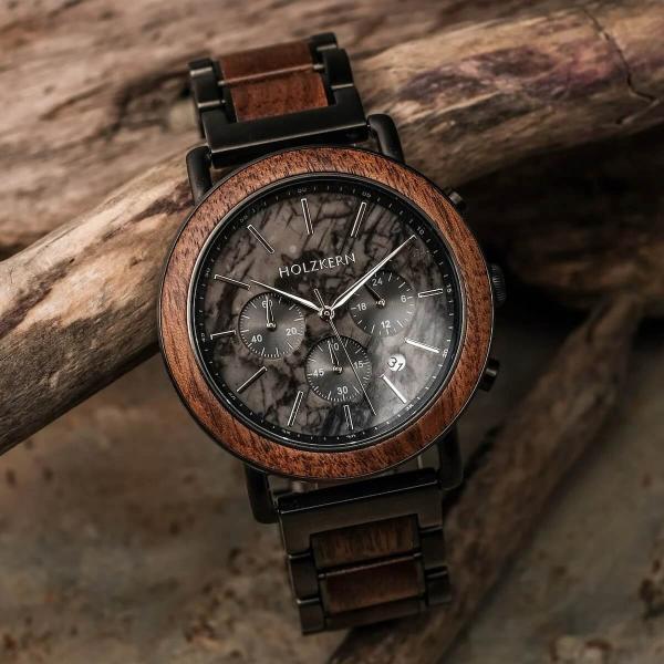 HOLZKERN Askja Volcano Herren Chronograph