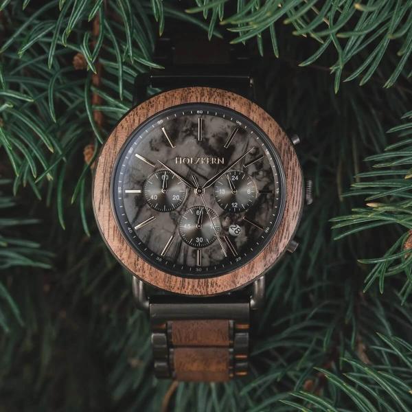 HOLZKERN Askja Volcano Herren Chronograph