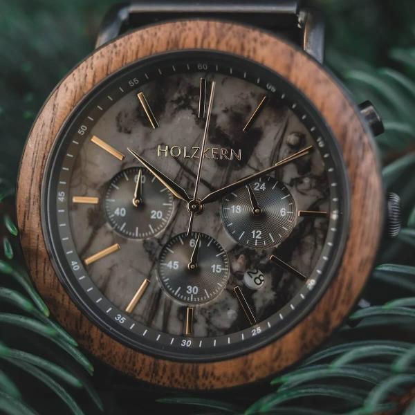 HOLZKERN Askja Volcano Herren Chronograph