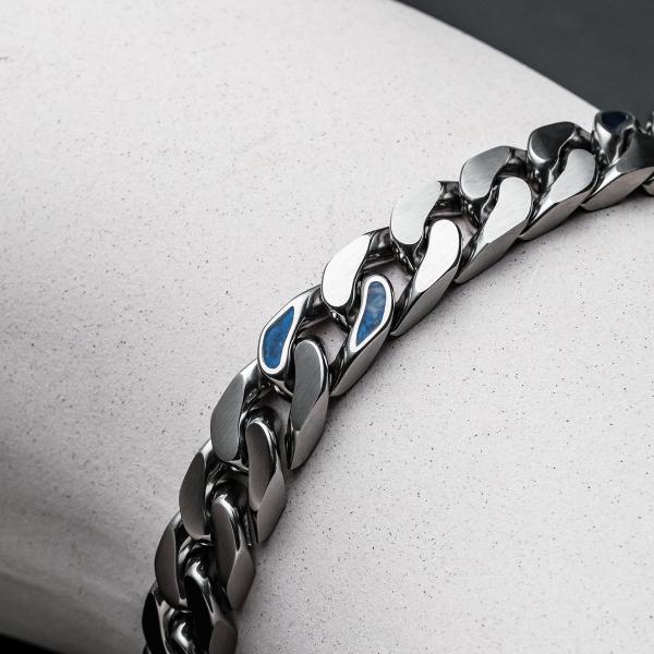 HOLZKERN | Armband Bandlett Bodyguards (Sodalith / Silber)