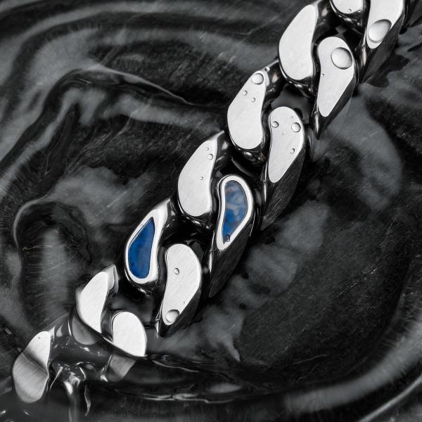 HOLZKERN | Armband Bandlett Bodyguards (Sodalith / Silber)