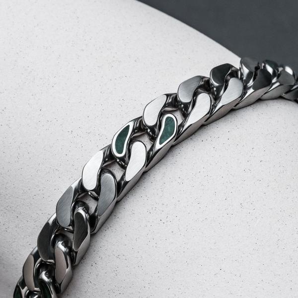 HOLZKERN | Armband Bandlett Bodyguards (Türkisstein / Silber)