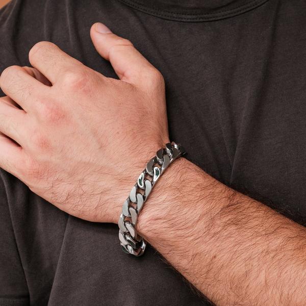 HOLZKERN | Armband Bandlett Bodyguards (Türkisstein / Silber)