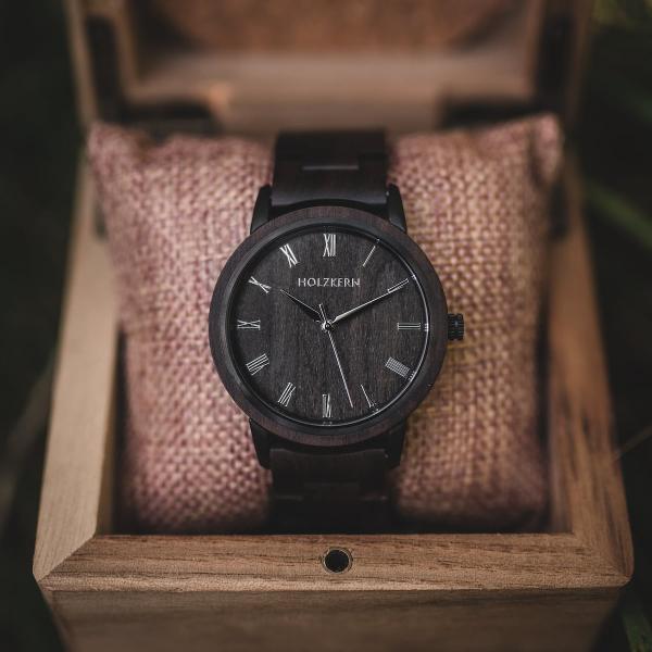 HOLZKERN | Carlos Memorial Herren Holzarmbanduhr
