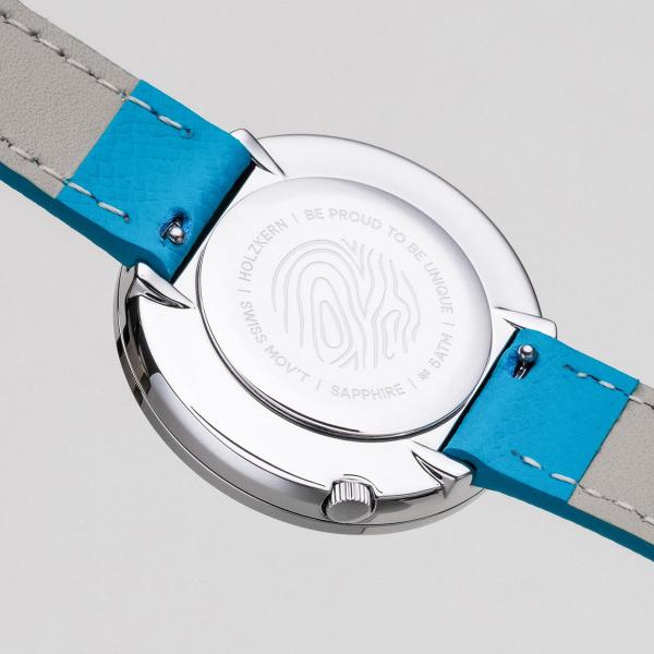 HOLZKERN | Carolline Damen Armbanduhr (Abalone / Silber)