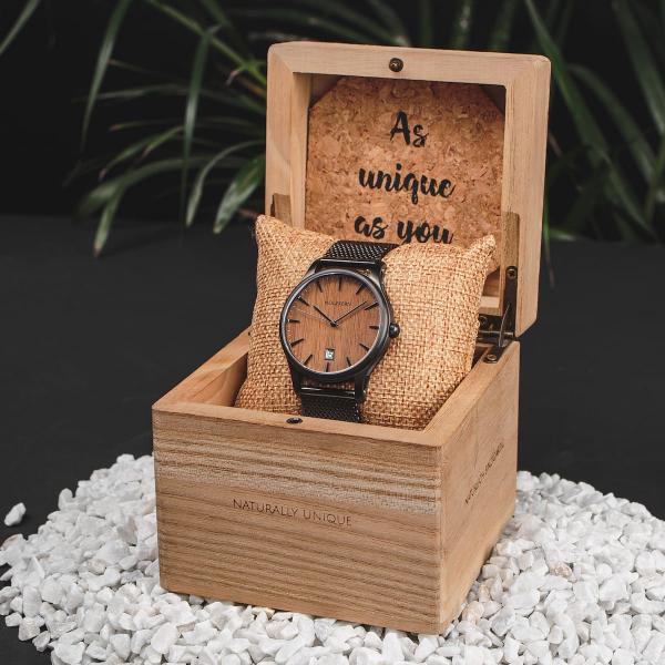 HOLZKERN | Chrunow Spacehike Herrenarmbanduhr