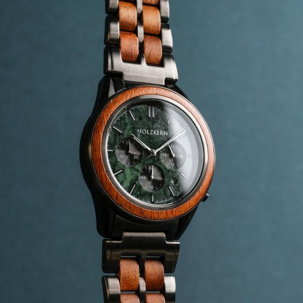 HOLZKERN | Cosmic Night Sky Herren Chronograph