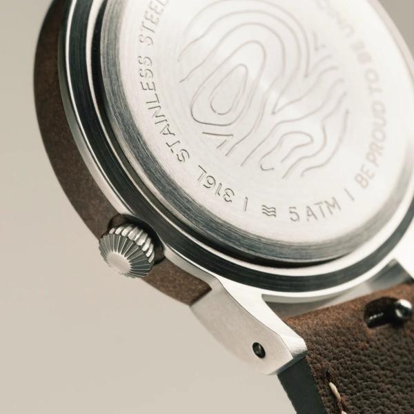 HOLZKERN Cote d´Azur Küsten Damen Holzarmbanduhr