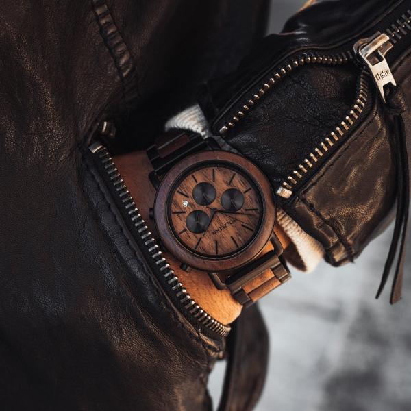 HOLZKERN Dämmerung Horizont Herren Chronograph