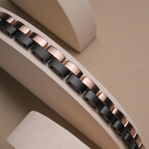 HOLZKERN | Bandlet Armband Duett Ahornholz Roséold