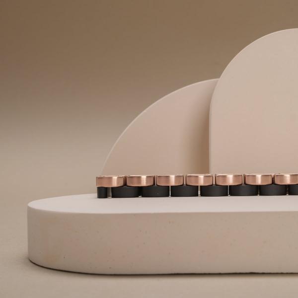 HOLZKERN | Bandlet Armband Duett Ahornholz Roséold