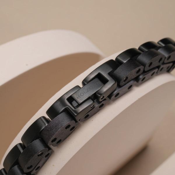 HOLZKERN | Bandlet Armband Duett Ahornholz Schwarz