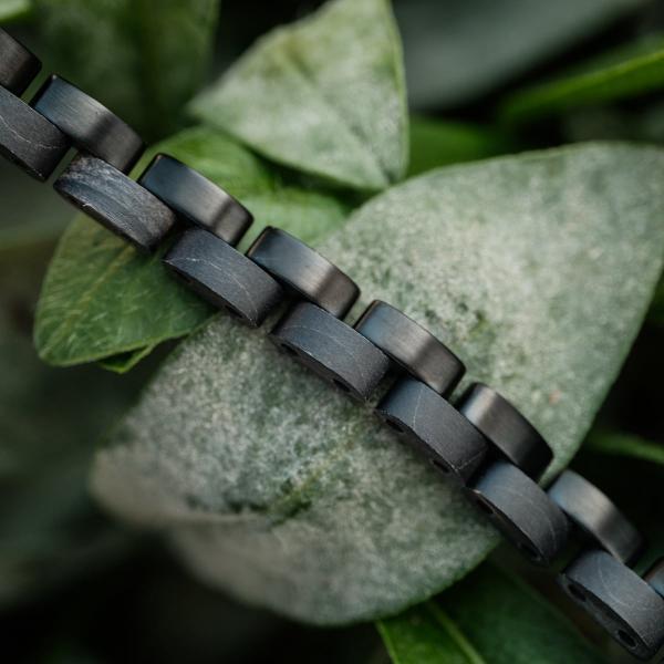 HOLZKERN | Bandlet Armband Duett Ahornholz Schwarz