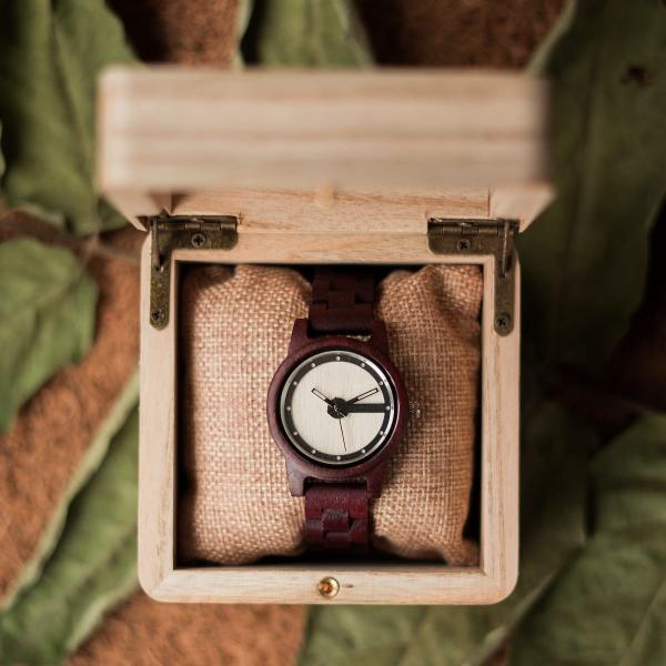 HOLZKERN Eiger Gipfelstürmer Damen Holzarmbanduhr