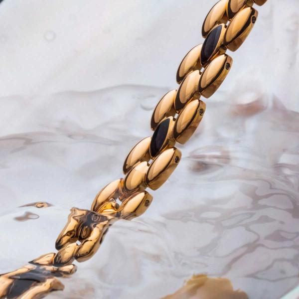 HOLZKERN | Armband Bandlett Fairylights (Ahorn / Gold)