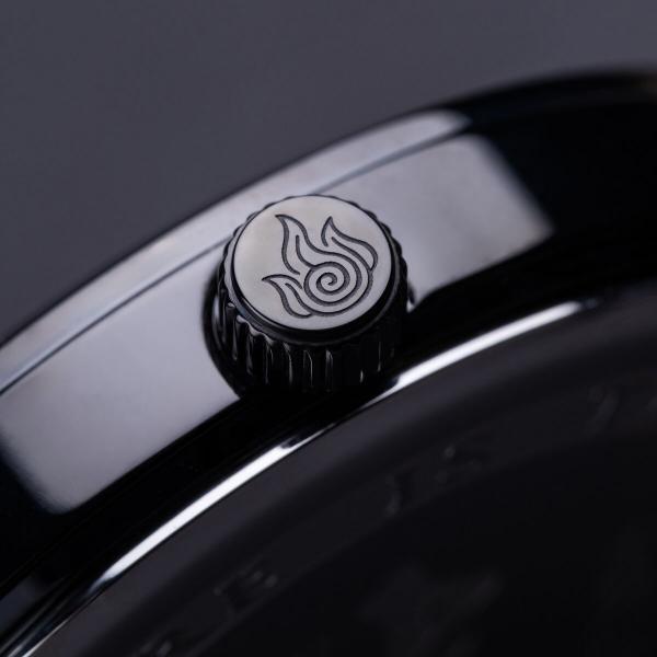 HOLZKERN | Avatar Fire Nation Damen Armbanduhr (Padoukholz/ Rot)
