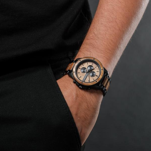 HOLZKERN Galahad Camelot Herren Chronograph