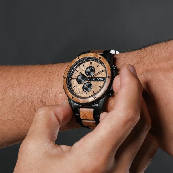 HOLZKERN Galahad Camelot Herren Chronograph