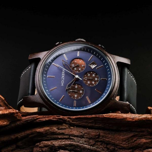 HOLZKERN Gebirgsbach Waldlauf Herren Chronograph