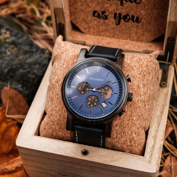 HOLZKERN Gebirgsbach Waldlauf Herren Chronograph