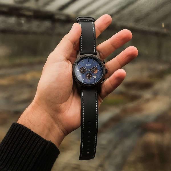 HOLZKERN Gebirgsbach Waldlauf Herren Chronograph