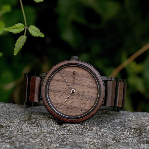 HOLZKERN | Grail Orbit Damen Herren HolzarmbanduhrHolzkern, Kollektion Voyager, Modell Grail, Armbanduhr, Damenuhr, Herrenuhr, Holzarmbanduhr, versandkostenfrei, Holzuhr, Walnussholz, Edelstahl, kostenlose Lieferung, Citizen Quarzuhrwerk, Edelstahlarmband