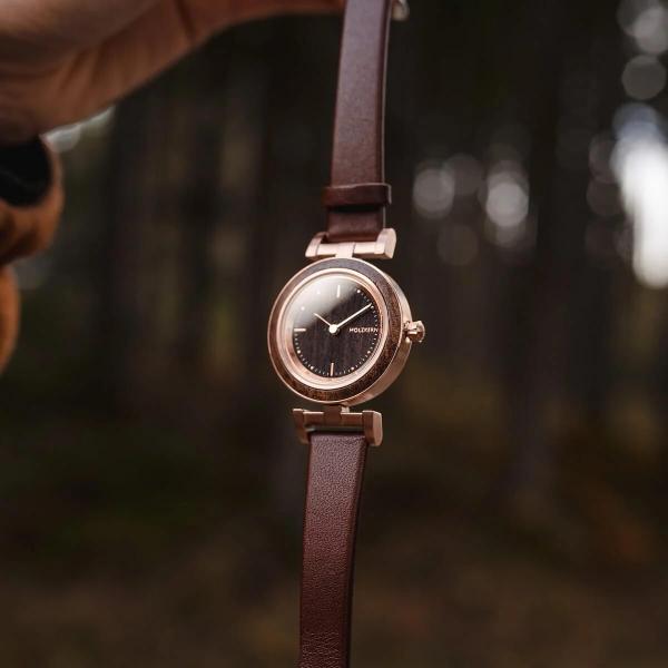 HOLZKERN | Harriet Compass Damen Armbanduhr