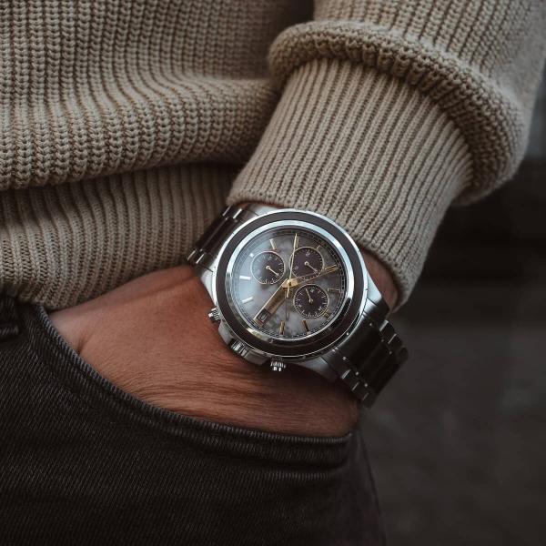 HOLZKERN | Kairo Sundown Herren Solar Chronograph