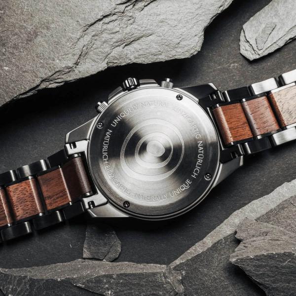 HOLZKERN | Camelot Lionel Herren Holzarmbanduhr Chronograph
