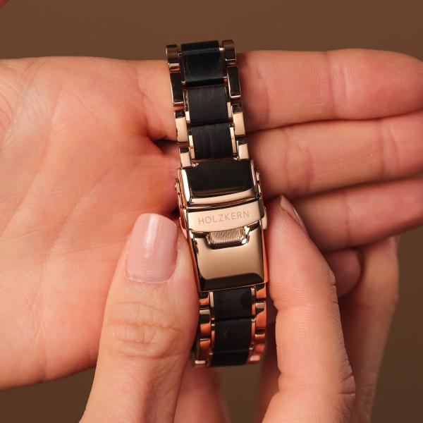 HOLZKERN | Luminaire Kaleidoscopic Damen Automatikarmbanduhr