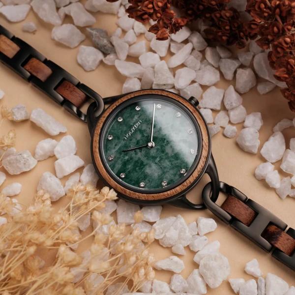 HOLZKERN | Melisse Fragrancy Damen Holzarmbanduhr