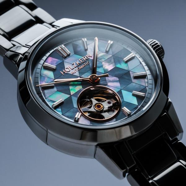 HOLZKERN | Mirrordance Kaleidoscopic Damen Automatikarmbanduhr