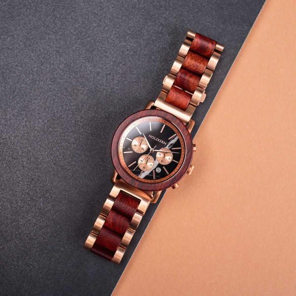 HOLZKERN Morgenrot Horizont Herren Chronograph