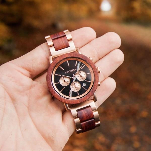 HOLZKERN Morgenrot Horizont Herren Chronograph