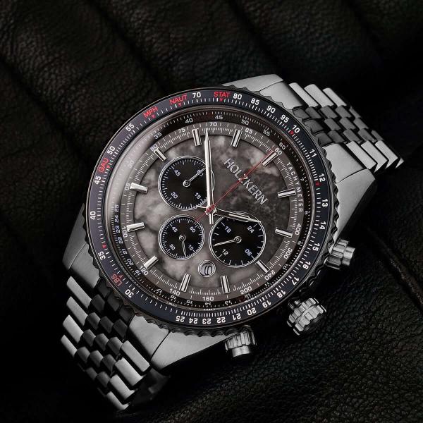 HOLZKERN | Openhorizon Herren Chronograph (dunkelgrau)