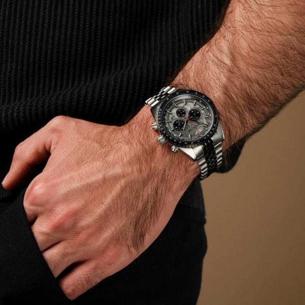 HOLZKERN | Openhorizon Herren Chronograph (dunkelgrau)
