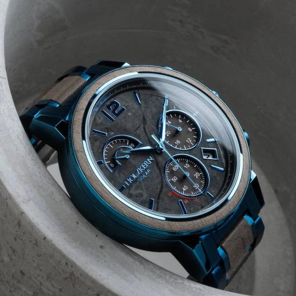 HOLZKERN | Oscillation Irradiance Herren Solar Chronograph