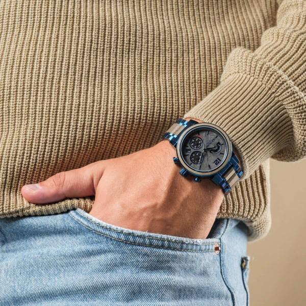 HOLZKERN | Oscillation Irradiance Herren Solar Chronograph